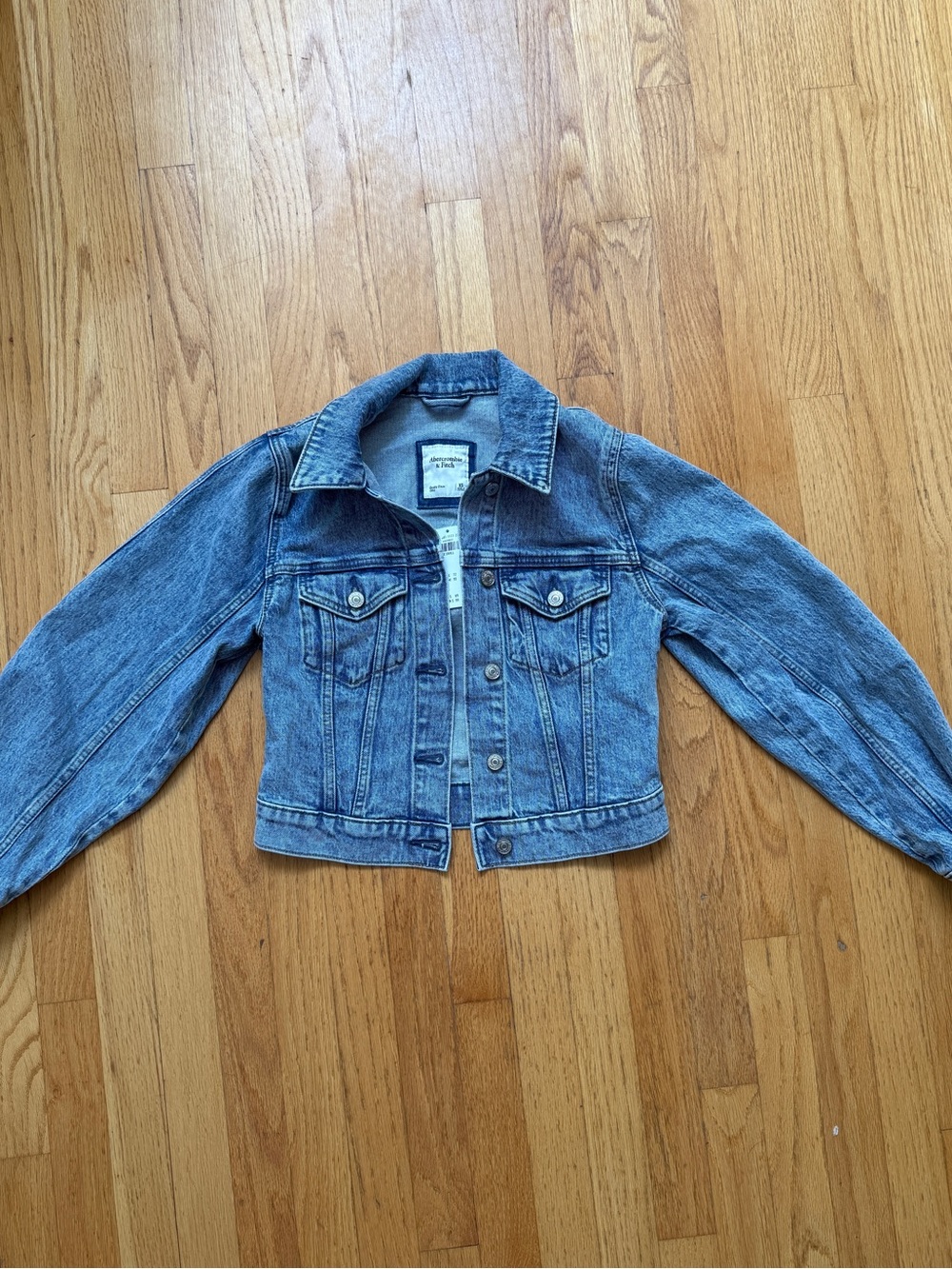 Abercrombie & Fitch Light Blue Denim Jacket